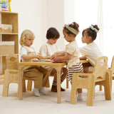 Adrian | Adjustable Wooden Toddler Table and 4 Chair Set