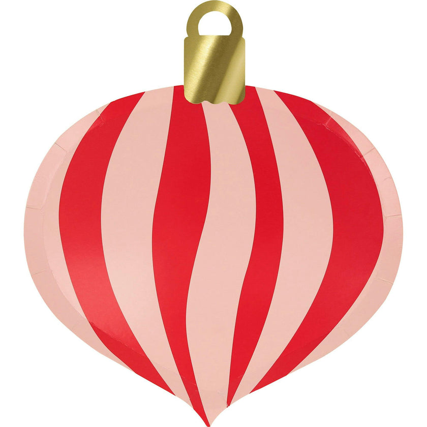 Striped Ornament Plates