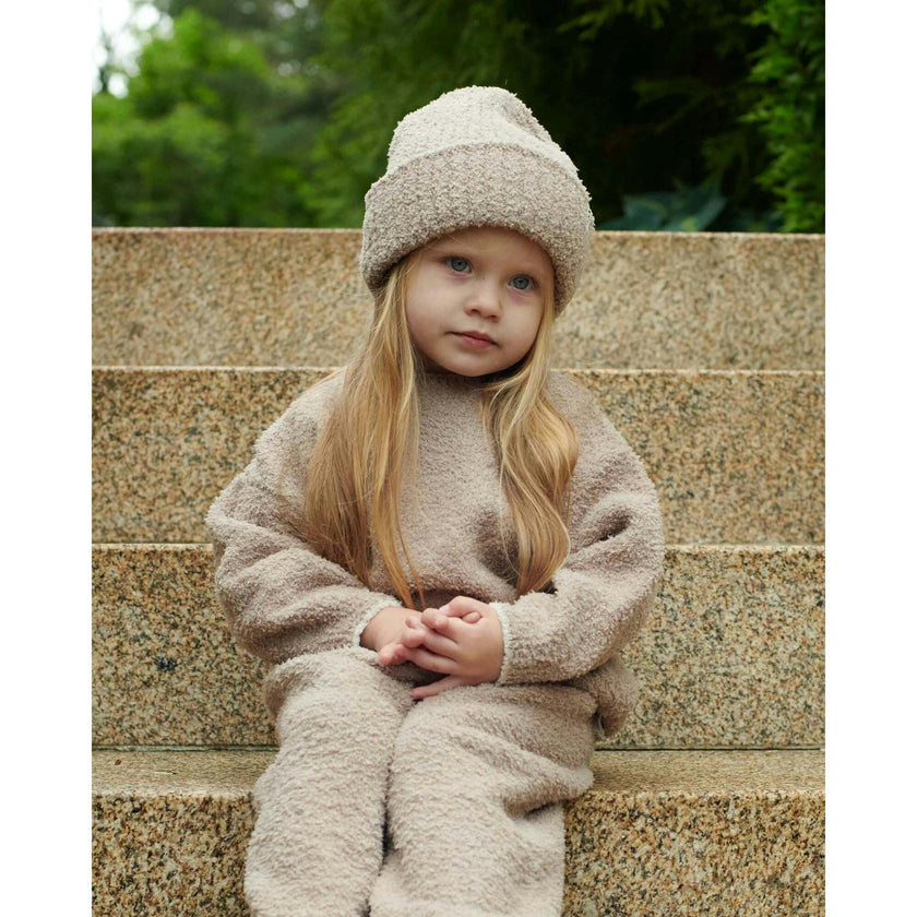 Fuzzy Ribbed Beanie