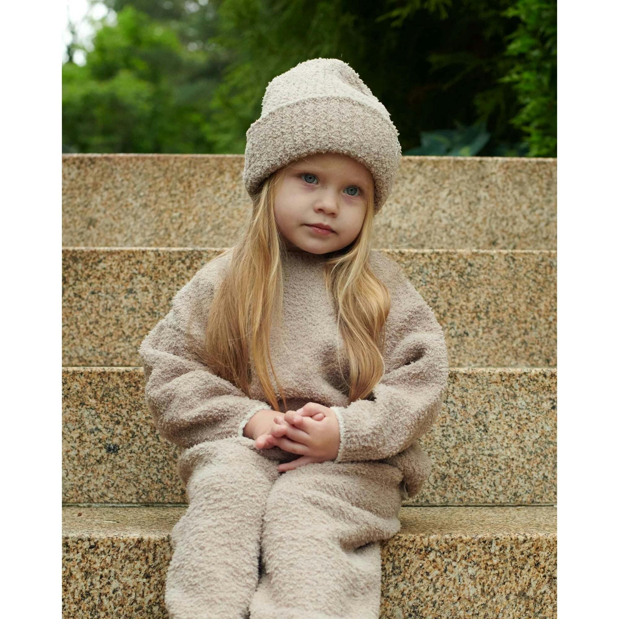 Fuzzy Ribbed Beanie