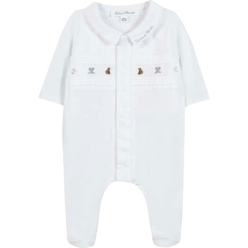 TARTINE ET CHOCOLAT Beary Cute Embroidered Pyjama