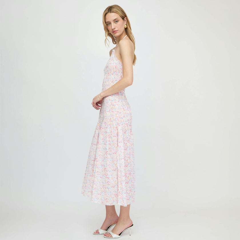 The Lenora Beach Dress - Camo Fish