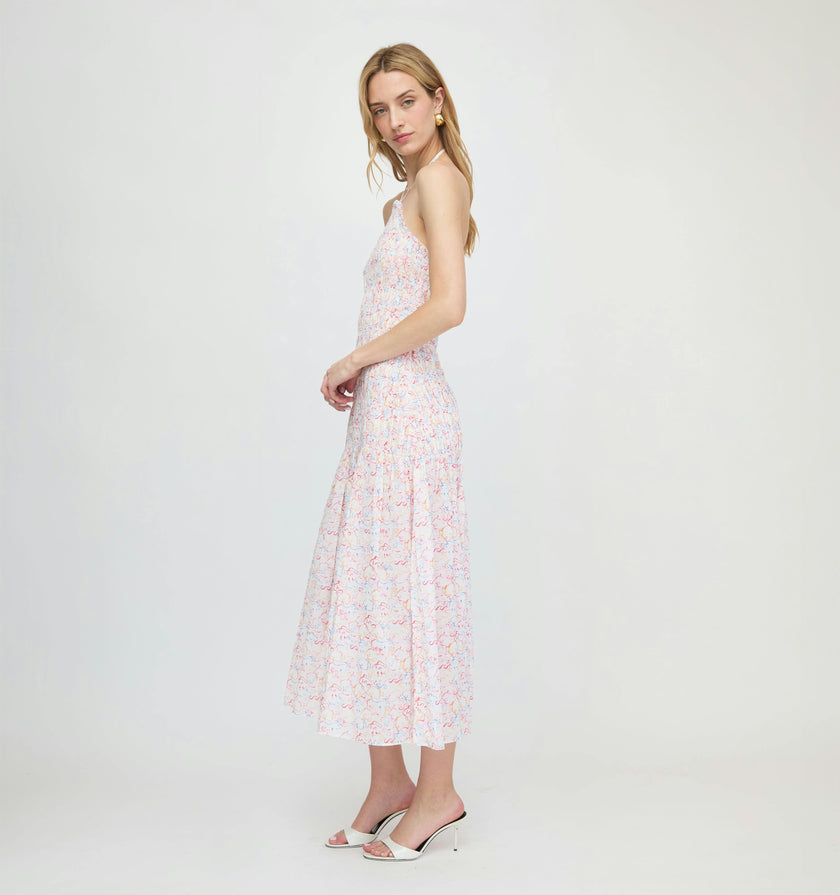 The Lenora Beach Dress - Camo Fish