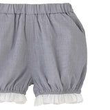 Gray Ruffle Dot Set