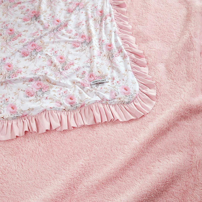 Roberta Ruffled Luxe Plush Patoo® Blanket