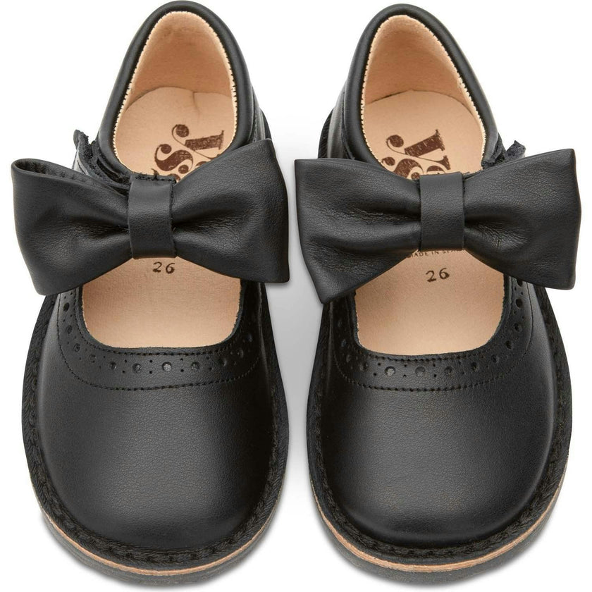Martha Bow Mary Jane Shoe Black