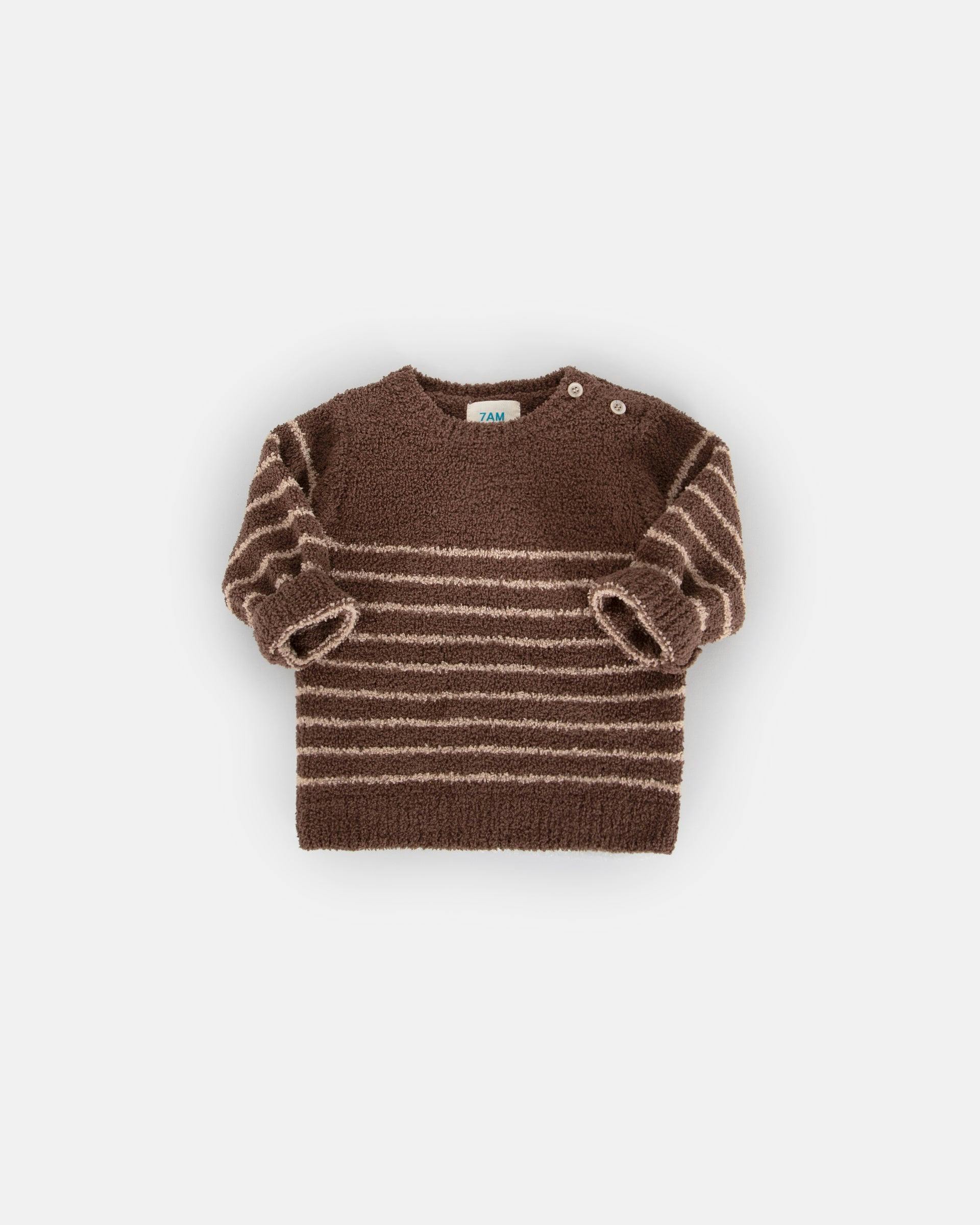 Long Sleeve Top Striped - Fuzzy
