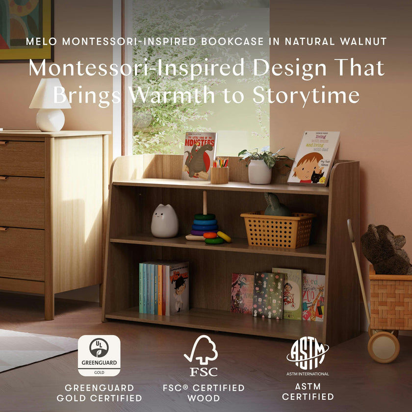 Babyletto Kids Melo Montessori-Inspired Bookcase