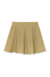 khaki twirly skort
