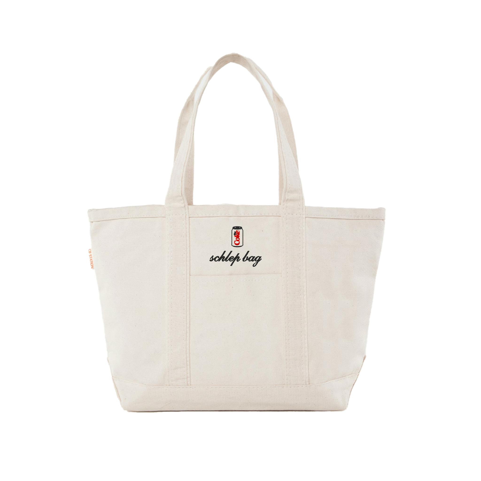 Tennis Embroidered Medium Canvas Tote