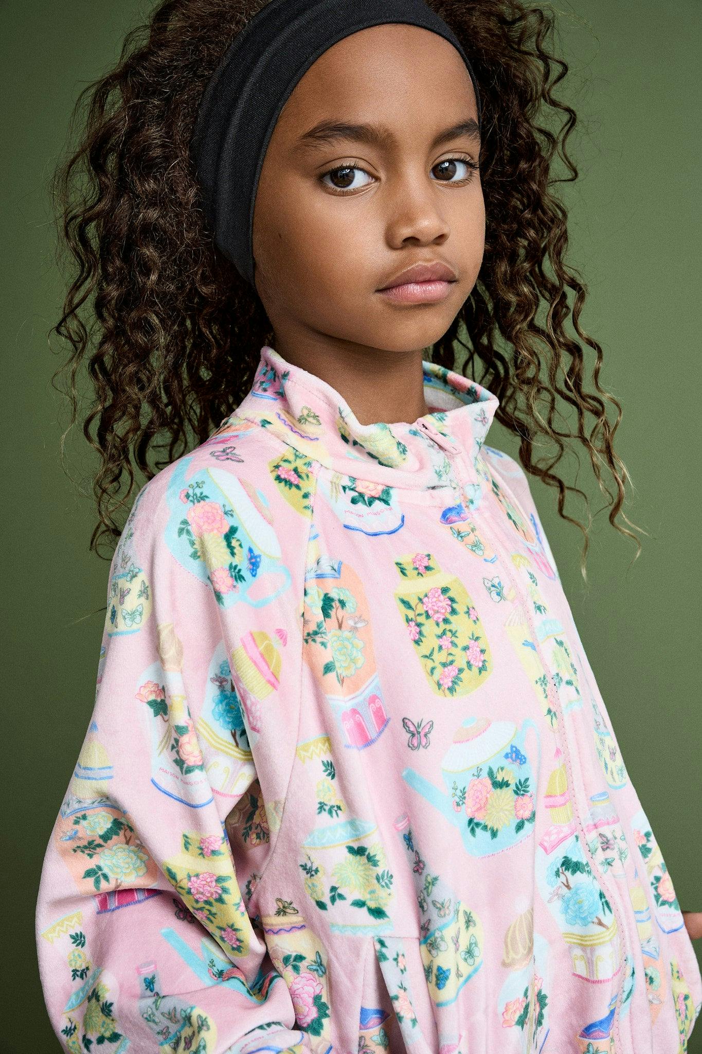 PORCELAIN VELVET JACKET PINK