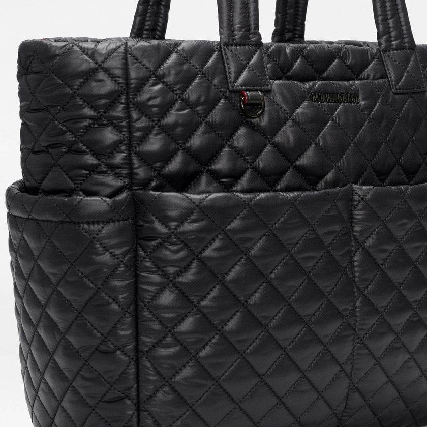 Black Metro Diaper Tote