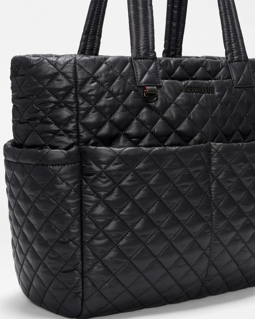 Black Metro Diaper Tote