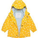Recycled Waterproof Raincoat, Yellow
