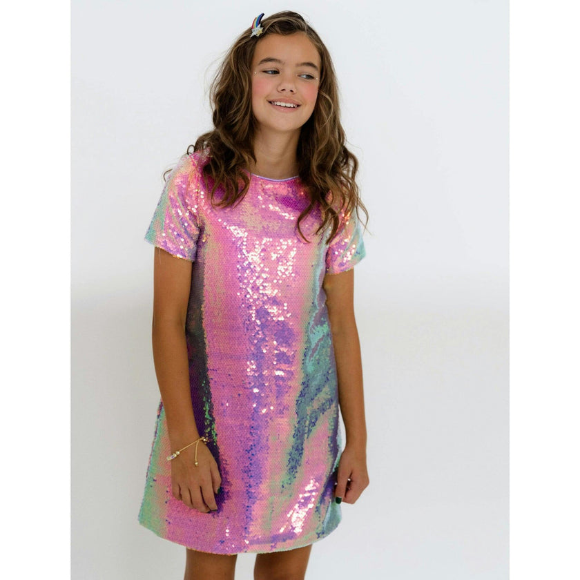 Lavender Haze Sequin Dress