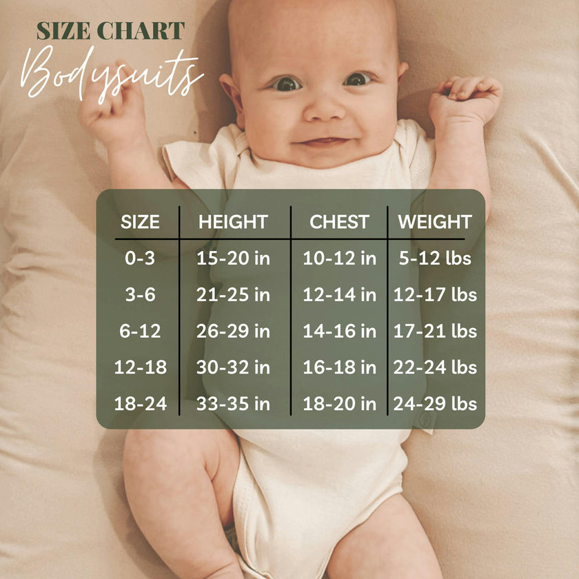 Sun Waves Sand Clay Organic Cotton Short Sleeve Baby Bodysuit