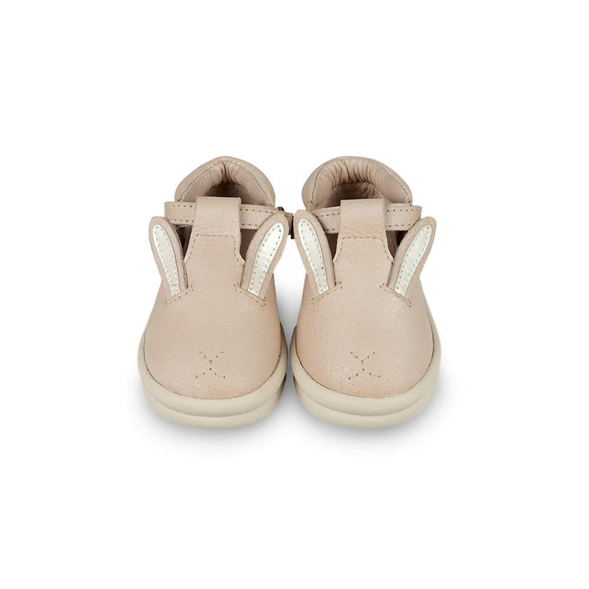 Zilpa Shoes | Pink Bunny | Powder Metallic Nubuck