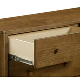 Swell 6-Drawer Assembled Dresser in Natural Walnut