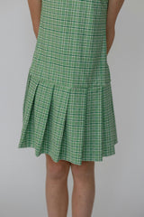 Tennis Dress in Apple Check