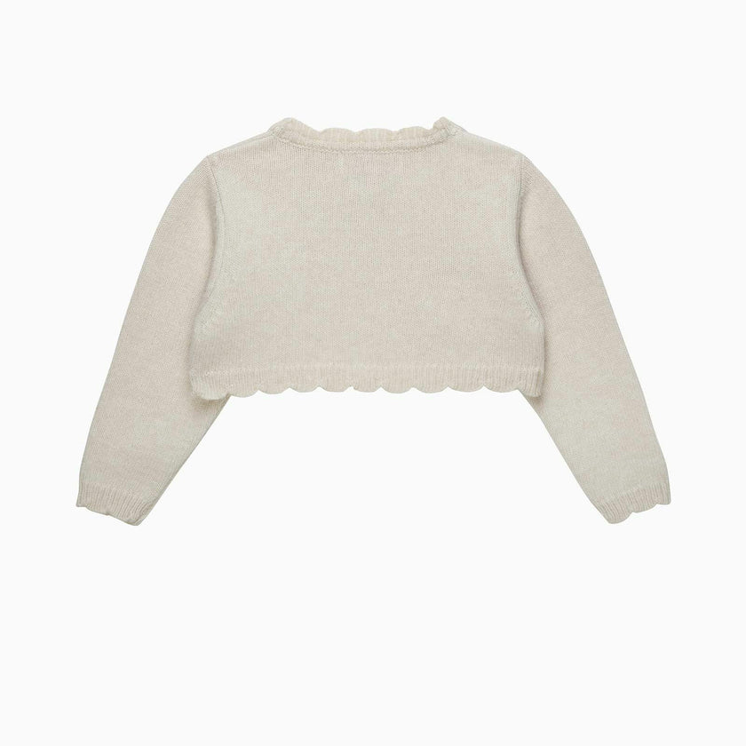 Baby Maria Embroidered Bolero Cardigan