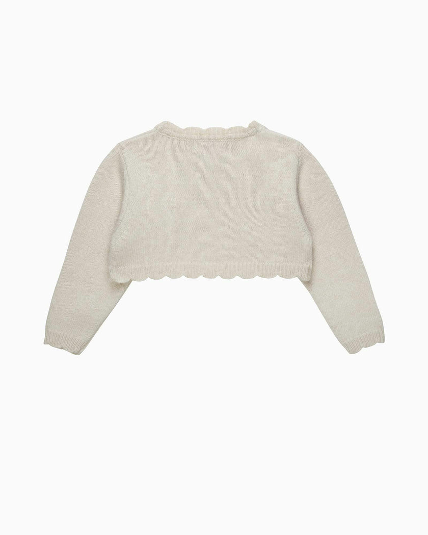 Baby Maria Embroidered Bolero Cardigan
