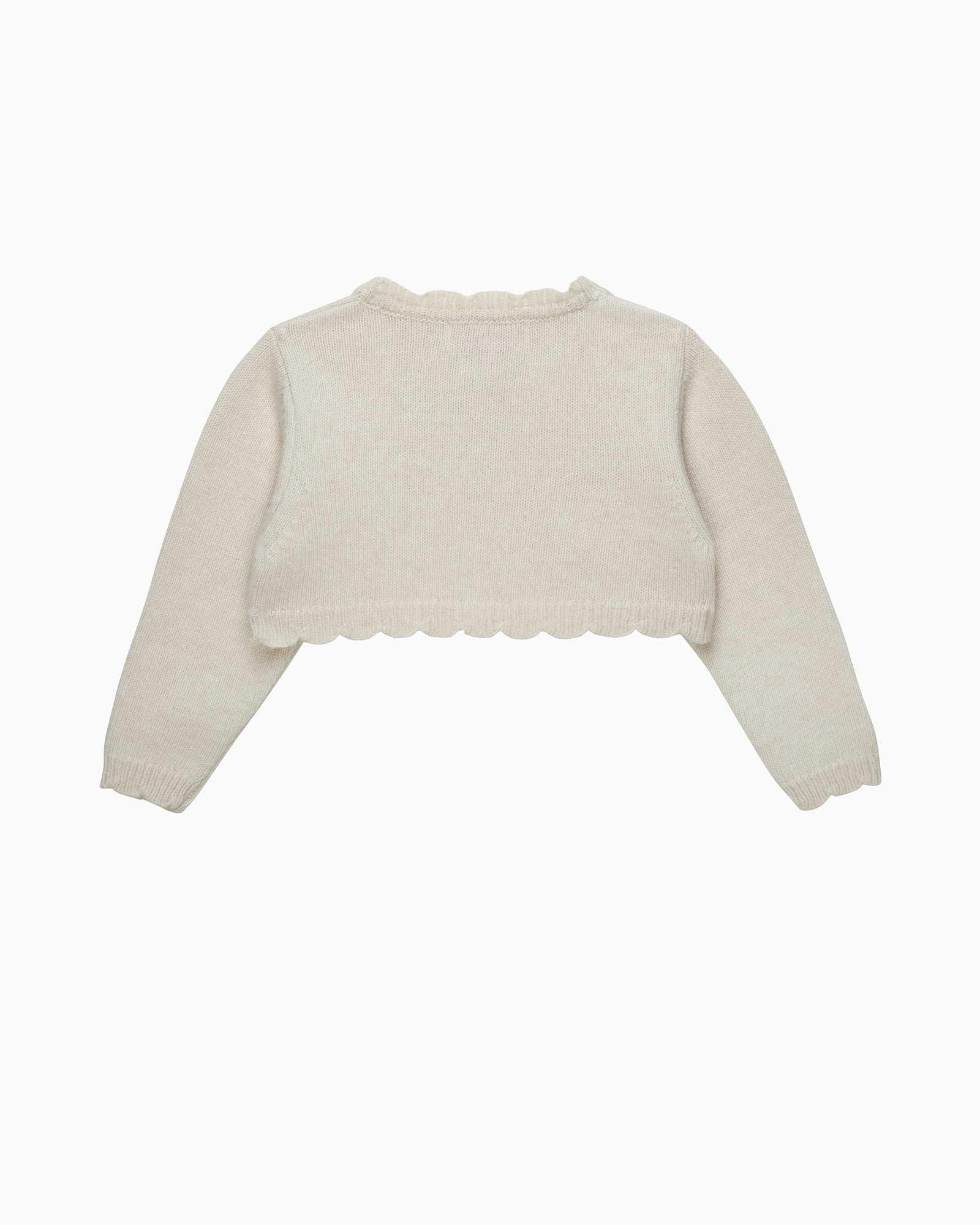 Baby Maria Embroidered Bolero Cardigan