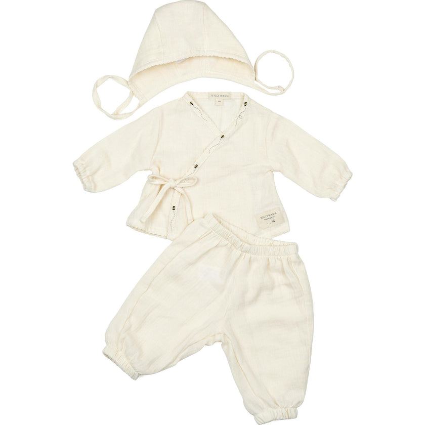 Gauze Three Piece Set