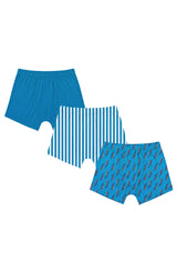 3 Pcs Set Boys Boxer Briefs - Lightning Bolts