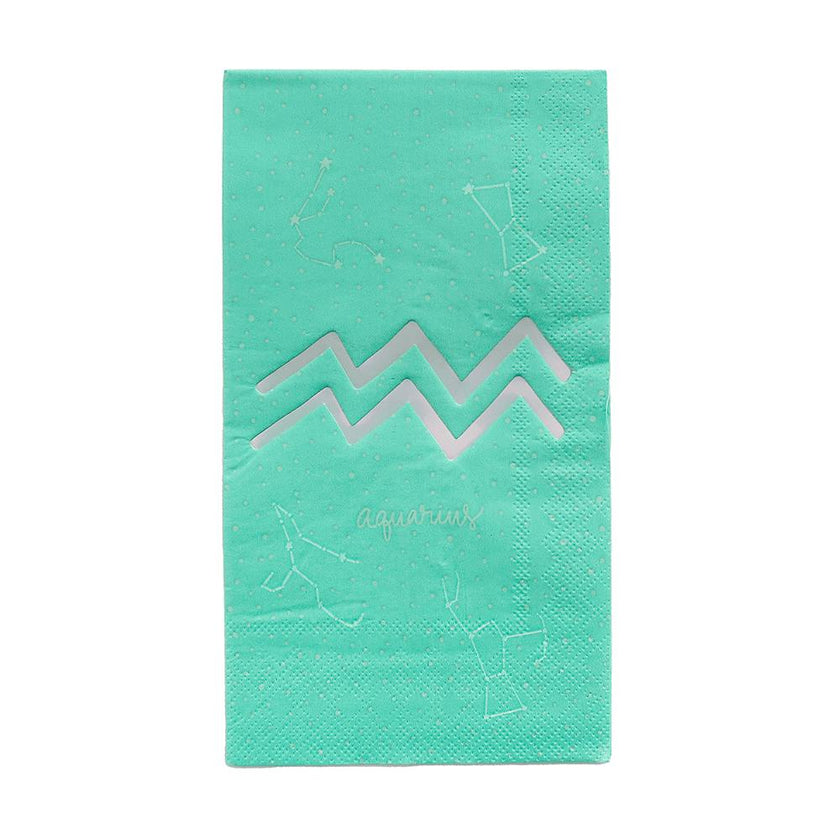 Zodiac Aquarius Guest Napkins