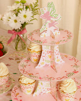 Garden Fairy Cupcake Tower - 3 tiered display