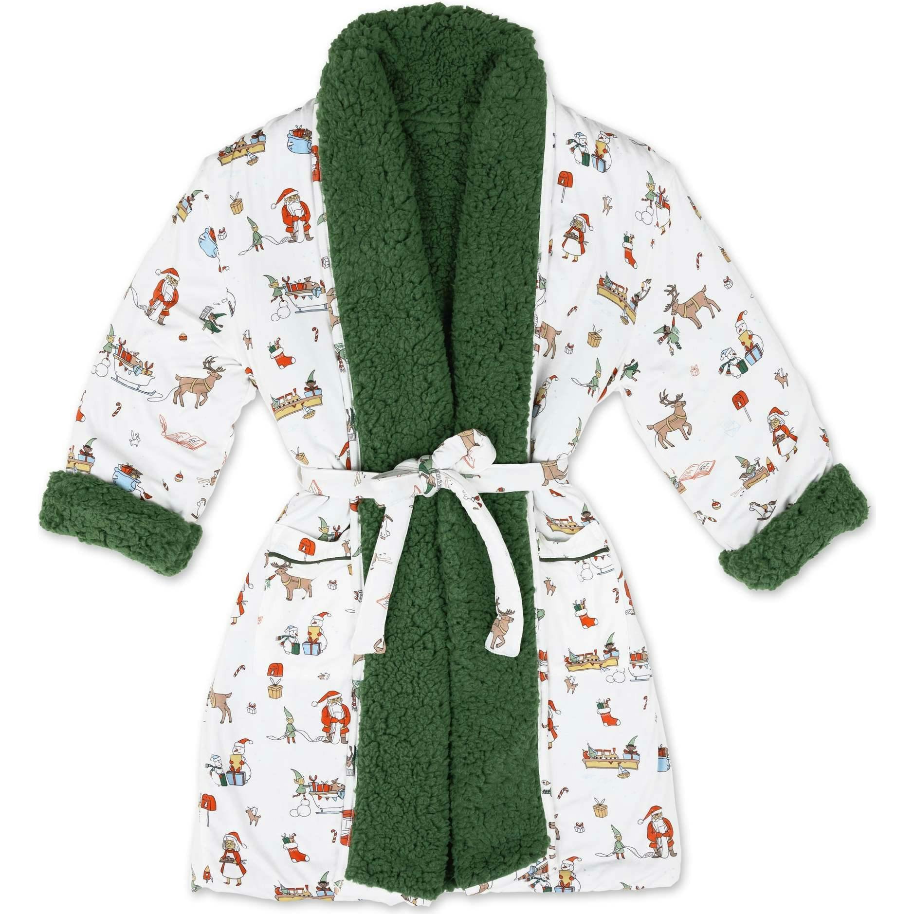 Santa's Workshop Adult Sherpa Robe