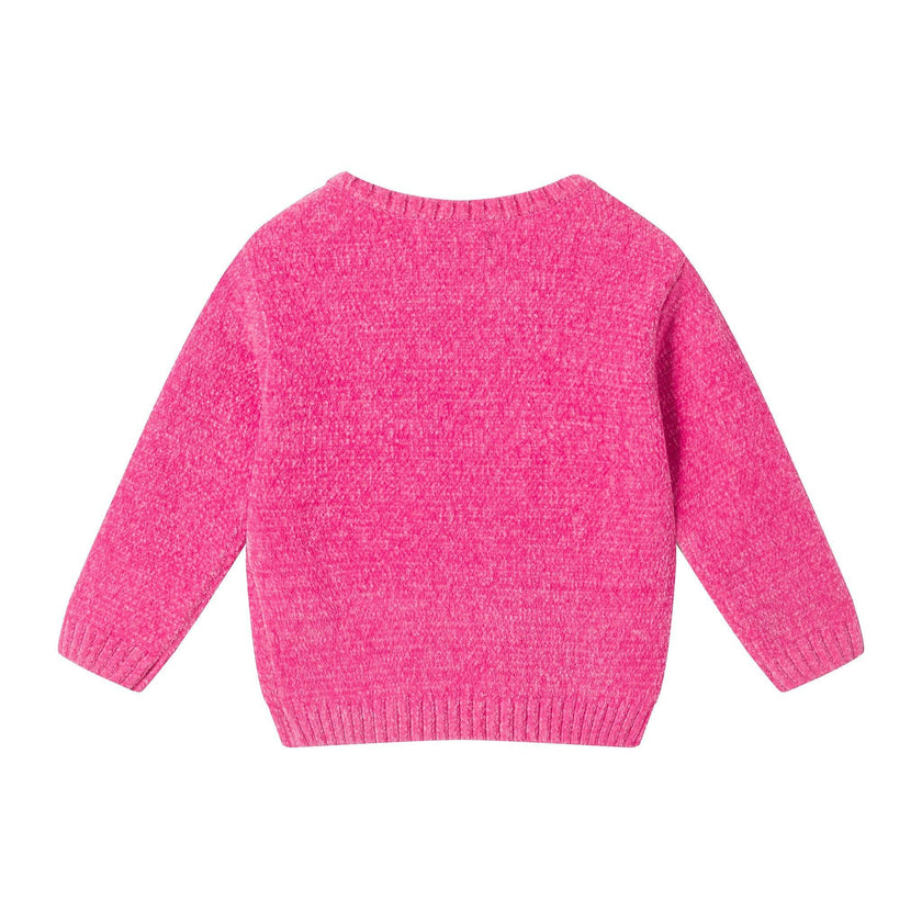 Infant Girls (9-24M) Chenille Sweater & Leggings Set | Sweet Treats - Pink