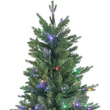 6-Foot Pre-Lit Multi-Colored LED Jackson Pine Tree