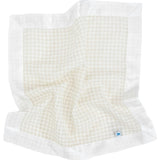 Cotton Muslin Security Blanket 3 Pack - Tan Gingham