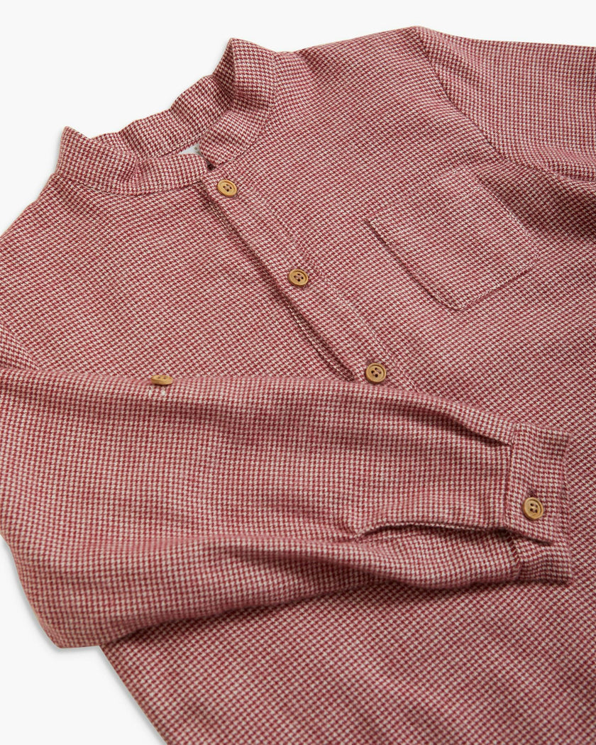 Pereprine Shirt Burgundy Vichy