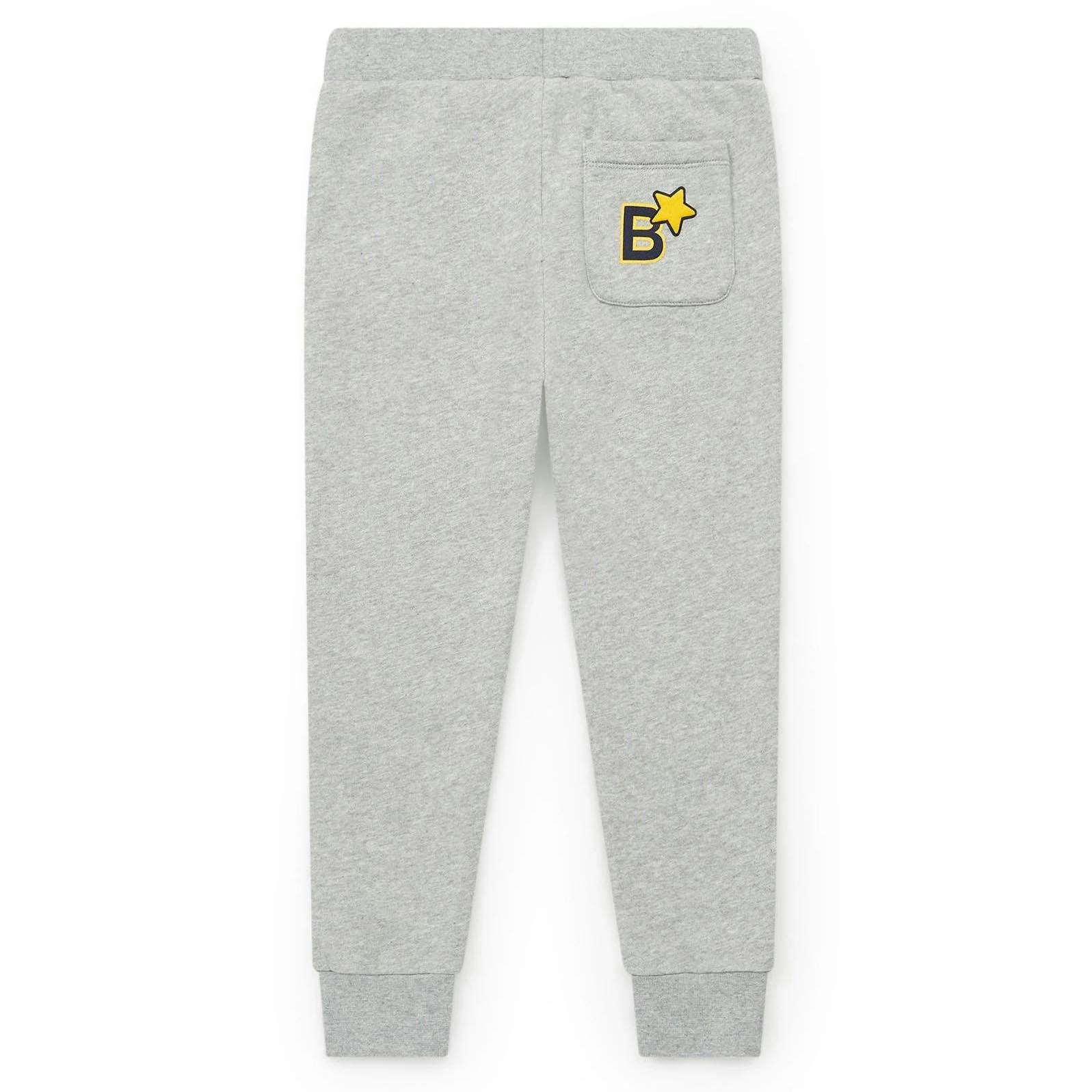 BONTON Grey Star Sporty Joggers
