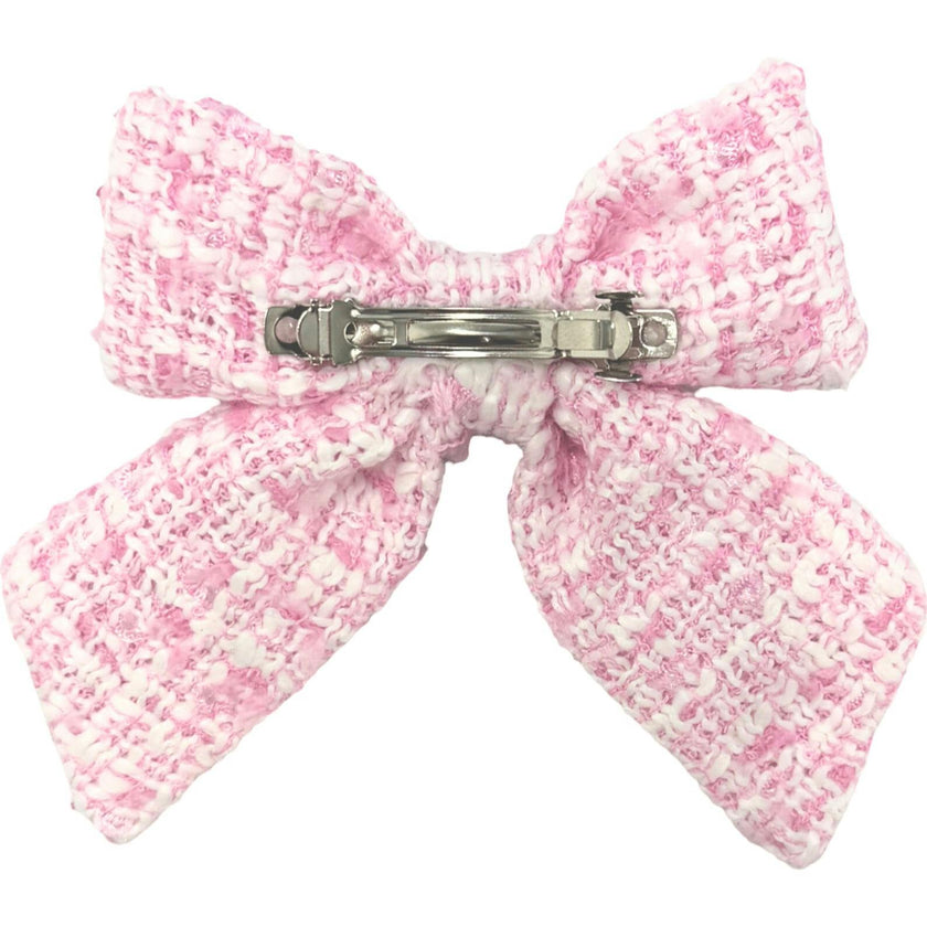 Tweed Hair Bow