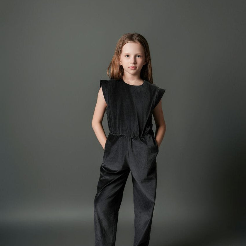 Cotton Velvet Jumpsuit