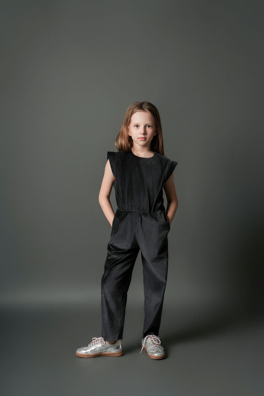 Cotton Velvet Jumpsuit