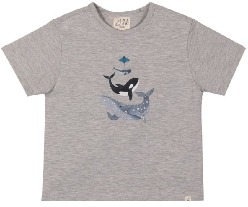 FALMOUTH  WHALES Printed Tee