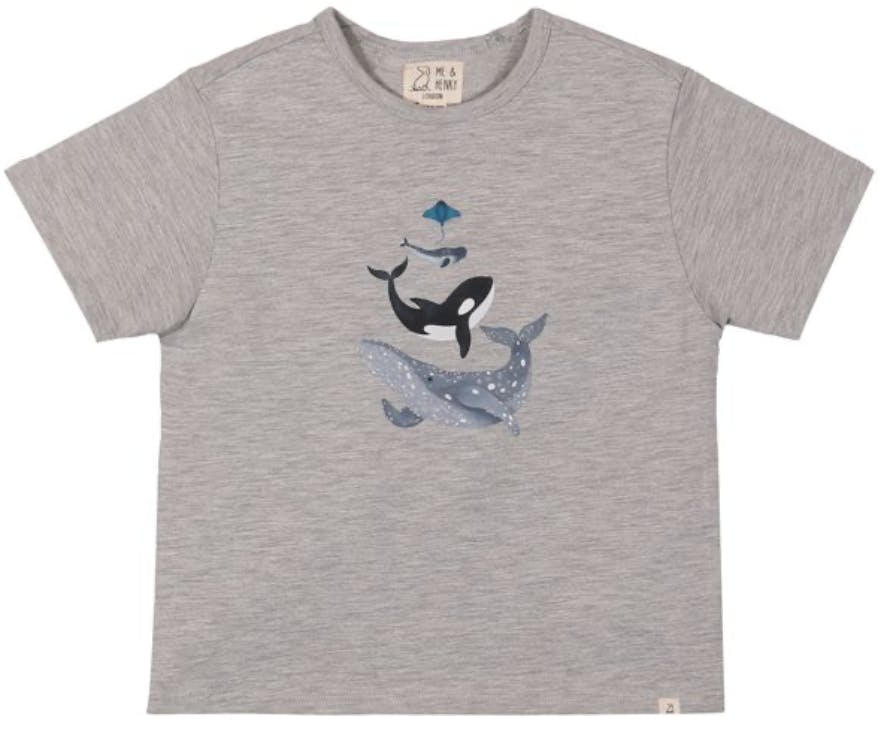 FALMOUTH  WHALES Printed Tee