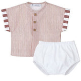 Pinstripe Jam Pants Set, Stripes