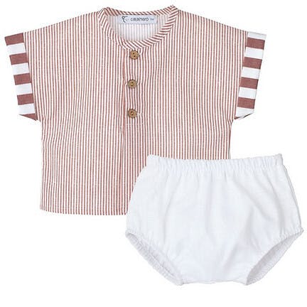 Pinstripe Jam Pants Set, Stripes