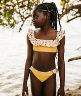 Elisa Bikini Sicilian Yellow And Lemon Print