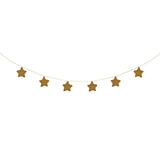 Gold Knitted Star Garland