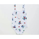 BLOSSOM BIRDS SWIMSUIT WHITE