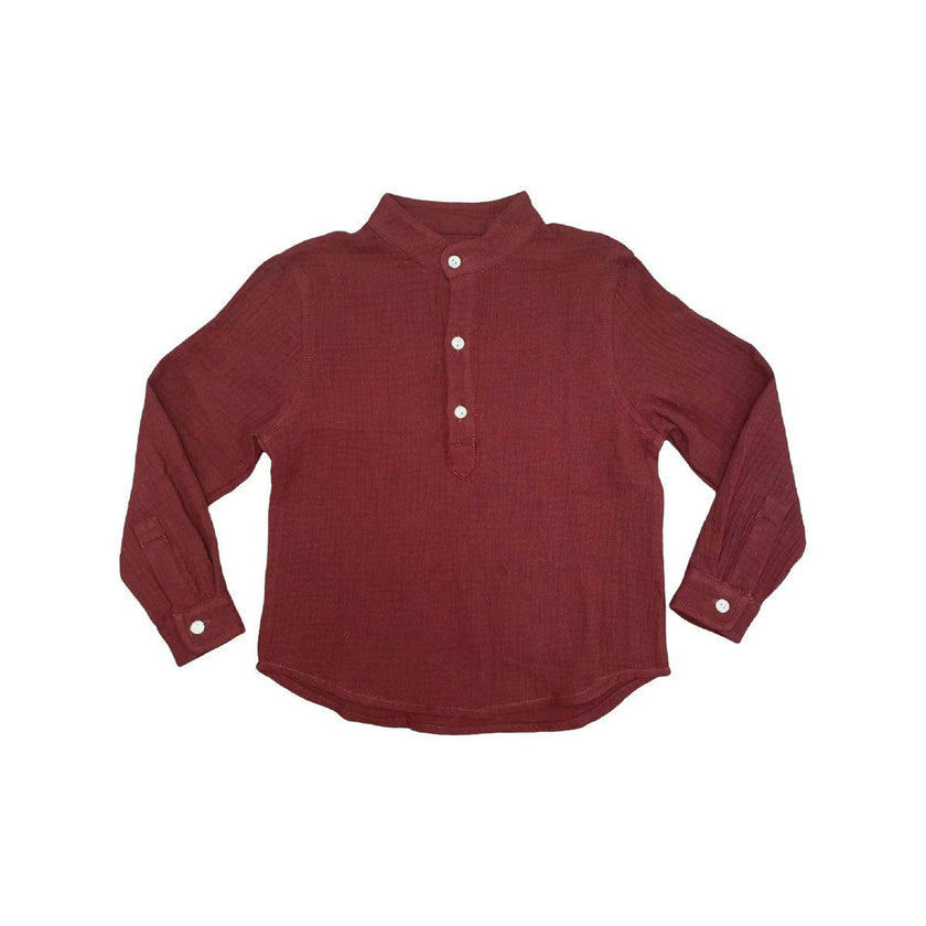 Gauze Long Sleeve Shirt