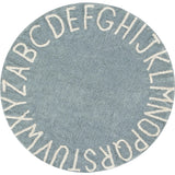 ABC Round Washable Rug