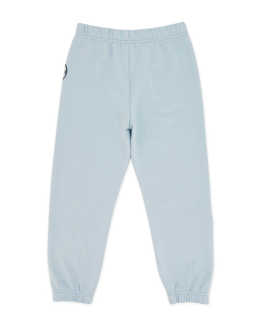 Piper Heart Jogger - Cloudy Blue French Terry