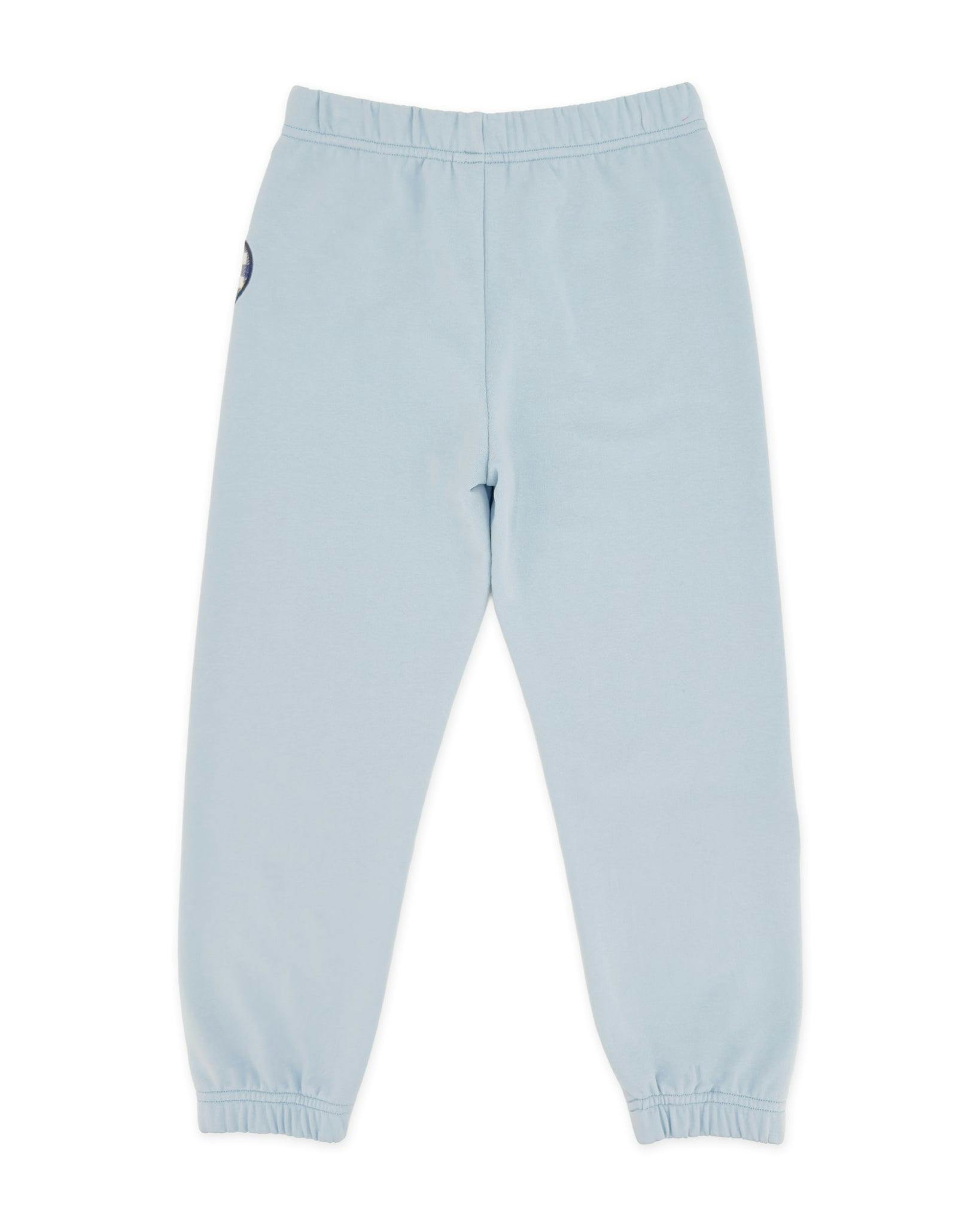 Piper Heart Jogger - Cloudy Blue French Terry